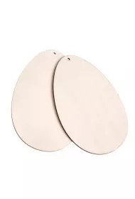 Drewniane jajka 15cm 2szt