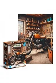 Puzzle Medium-L 500 Transport. Motocykl w garażu