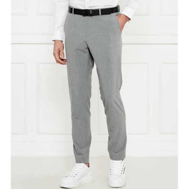 BOSS BLACK Spodnie P-Genius-CW-WG-251 | Slim Fit | z dodatkiem wełny
