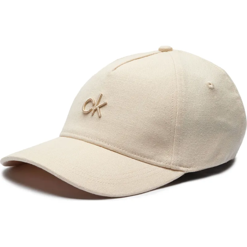 Calvin Klein Lniana bejsbolówka