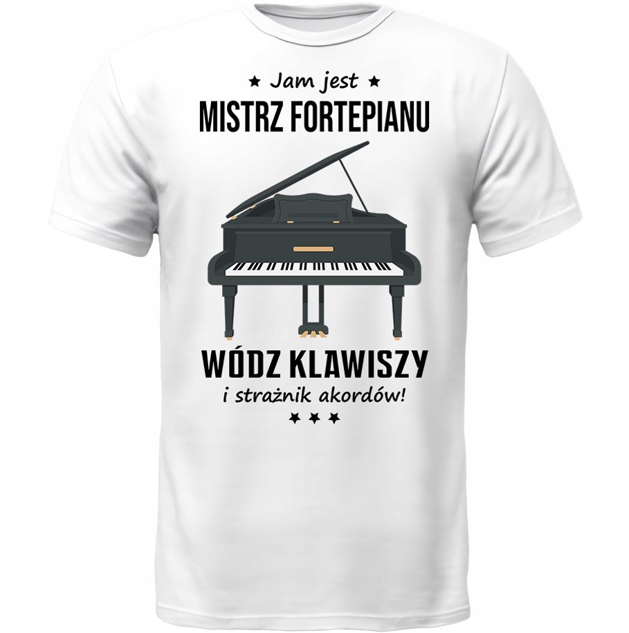 KOSZULKA JAM JEST FORTEPIAN WÓDZ PREZENT MIŁOŚNIK