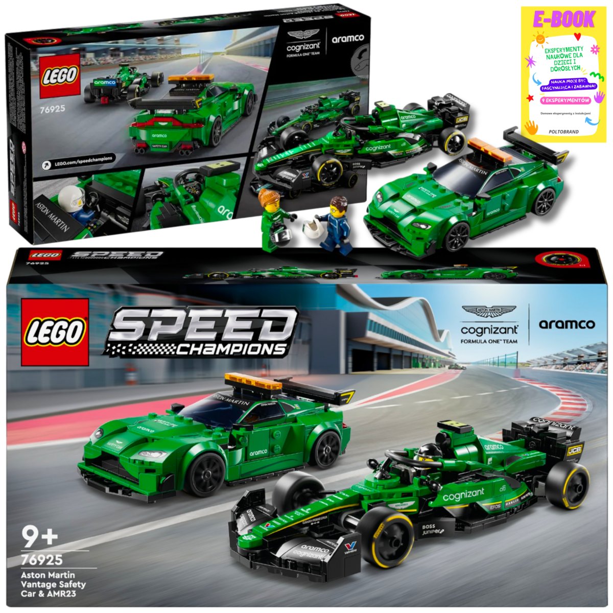 LEGO SPEED CHAMPIONS Aston Martin i AMR23 76925 LEGO AUTKA PREZENT + EBOOK