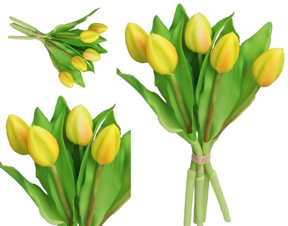 Tulipany Bukiet Tulipanów Gumowe Gumowane Jak Żywe