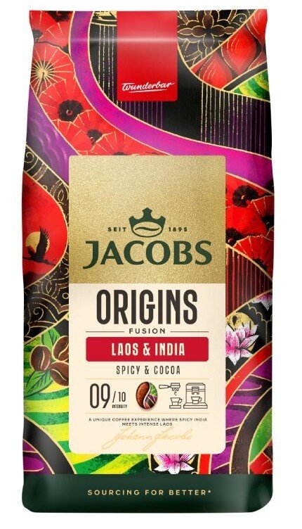 JACOBS 1KG BARISTA LAOS & INDIA KAWA ZIARNISTA