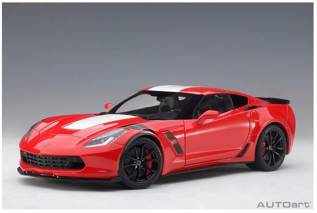 Autoart Chevrolet Corvette C7 Grand Sport Red W 1:18 71274