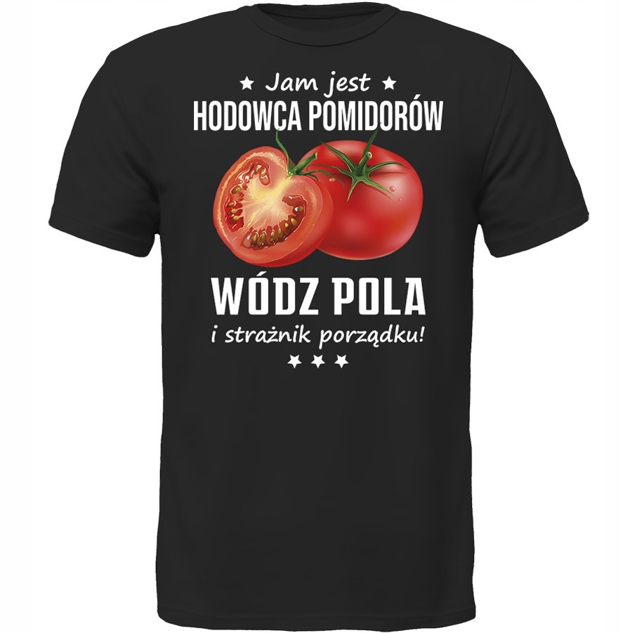 KOSZULKA JAM JEST POMIDORY WÓDZ PREZENT MIŁOŚNIK