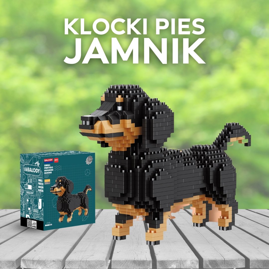 Sausage dog (mały) Klocki 836 el.