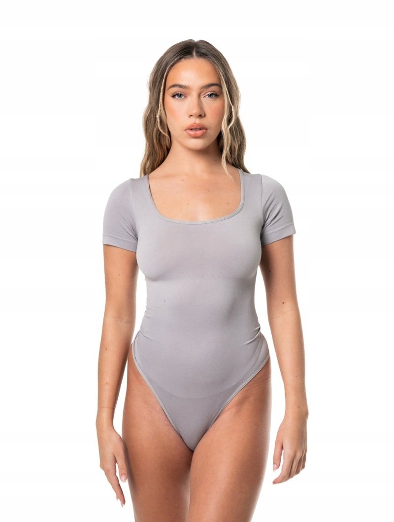 Body damskie Heyshape modelujące na krótki rękaw XL