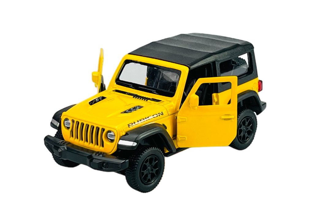 RMZ City JEEP WRANGLER RUBICON Z DACHEM ŻÓŁTY 11,5cm