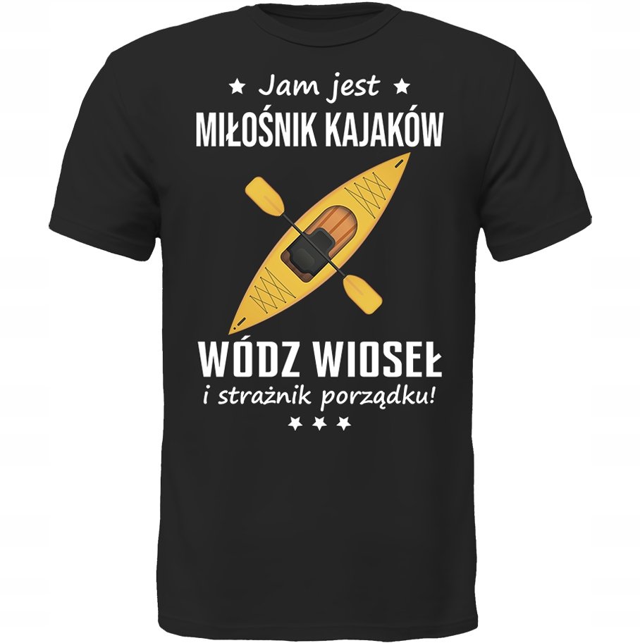 KOSZULKA JAM JEST KAJAK WÓDZ PREZENT MIŁOŚNIK