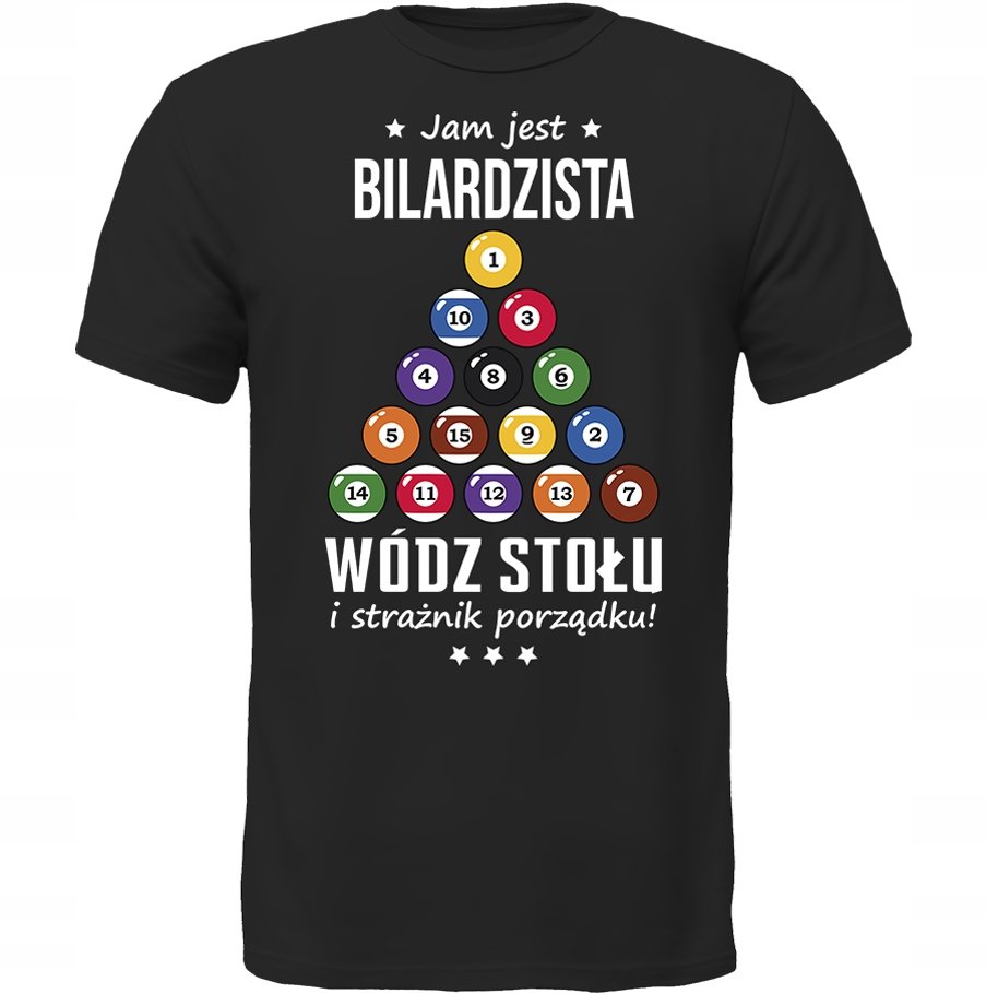 KOSZULKA JAM JEST BILARD WÓDZ PREZENT MIŁOŚNIK