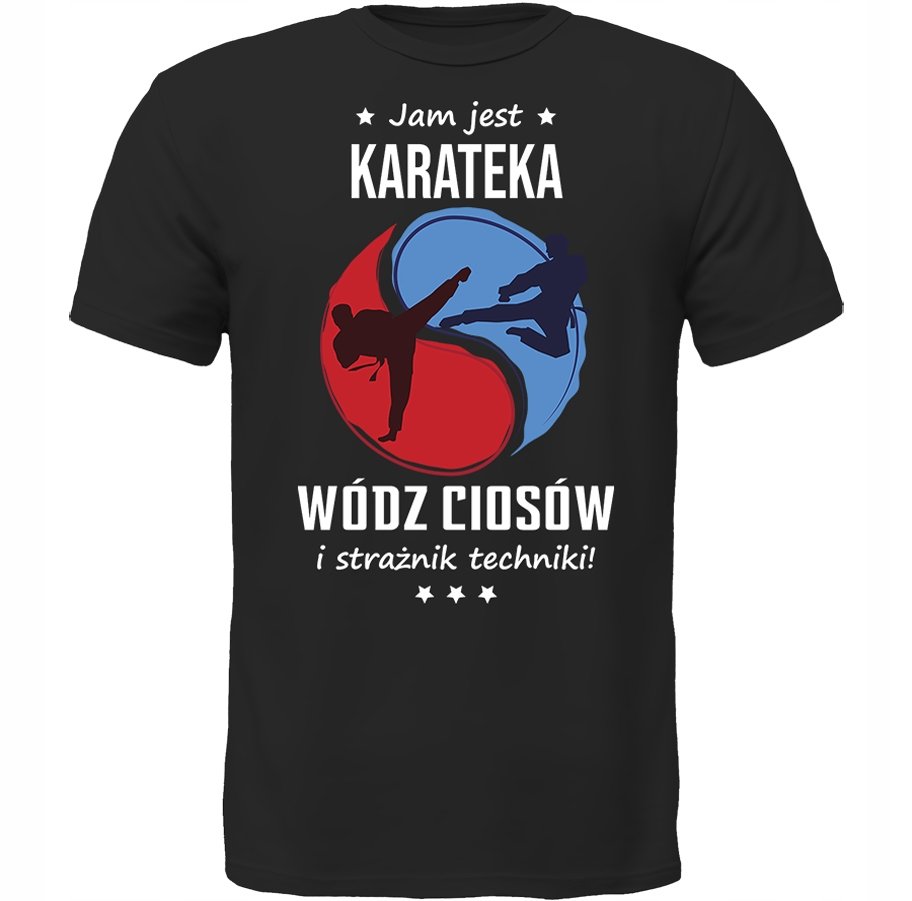 KOSZULKA JAM JEST KARATE WÓDZ PREZENT MIŁOŚNIK