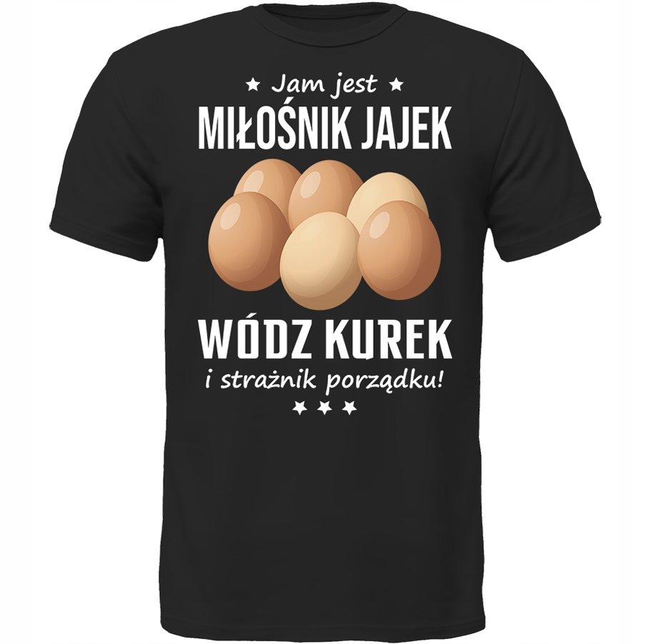 KOSZULKA JAM JEST JAJKA WÓDZ PREZENT MIŁOŚNIK