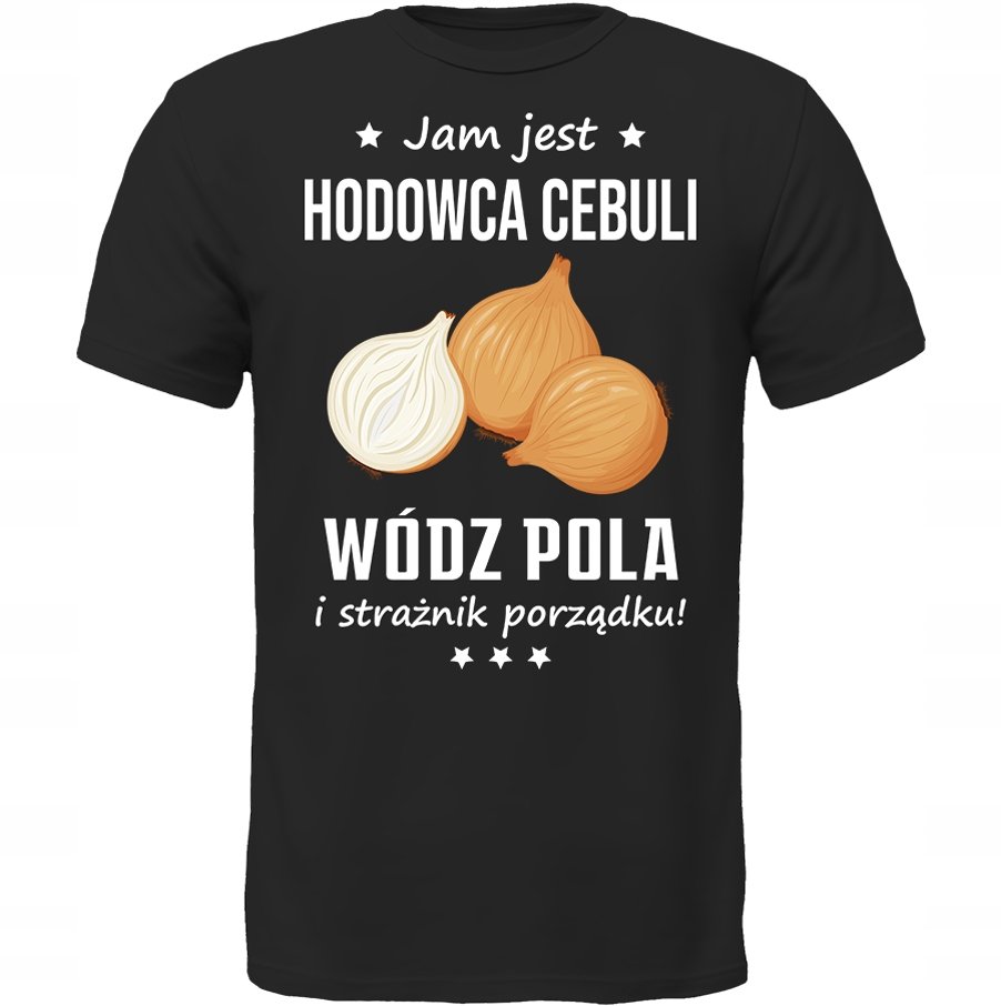 KOSZULKA JAM JEST CEBULA WÓDZ PREZENT MIŁOŚNIK