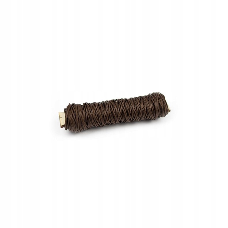 Nici Slam woskowane do szycia skóry - Brązowy / Marrone - 20m - 1,0 mm