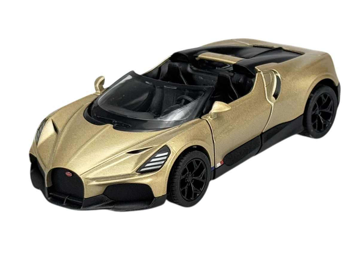 KINSMART BUGATTI MISTRAL ZŁOTY 1:36 BEZ PUDEŁKA KT5460