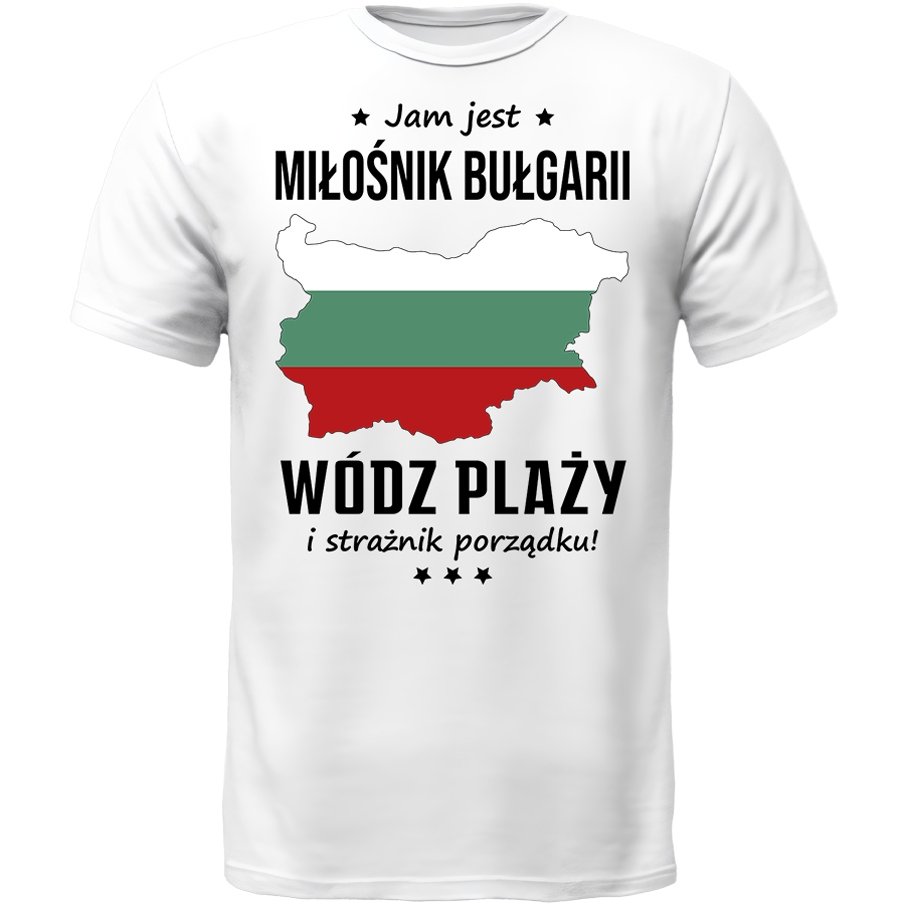 KOSZULKA JAM JEST BUŁGARIA WÓDZ PREZENT MIŁOŚNIK