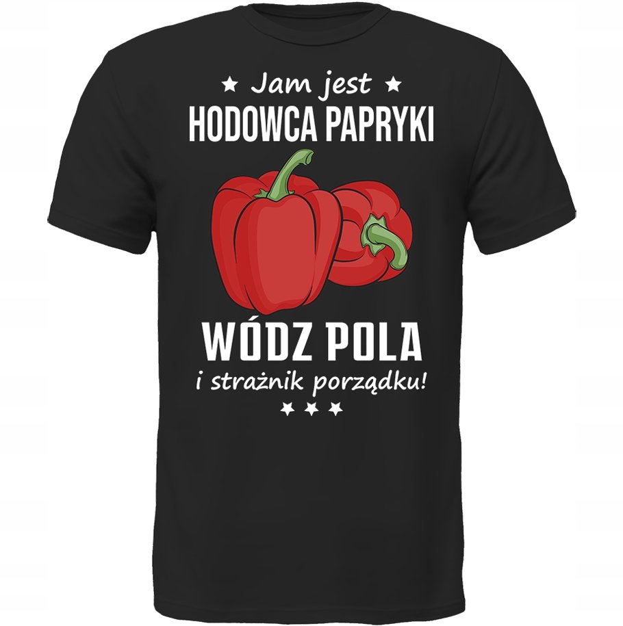 KOSZULKA JAM JEST PAPRYKA WÓDZ PREZENT MIŁOŚNIK