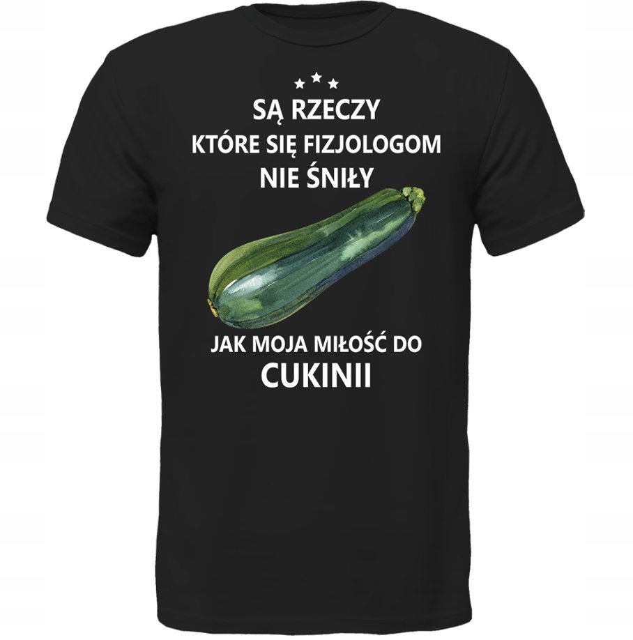 KOSZULKA MOJA MIŁOŚĆ DO CUKINIA ŚMIESZNY PREZENT