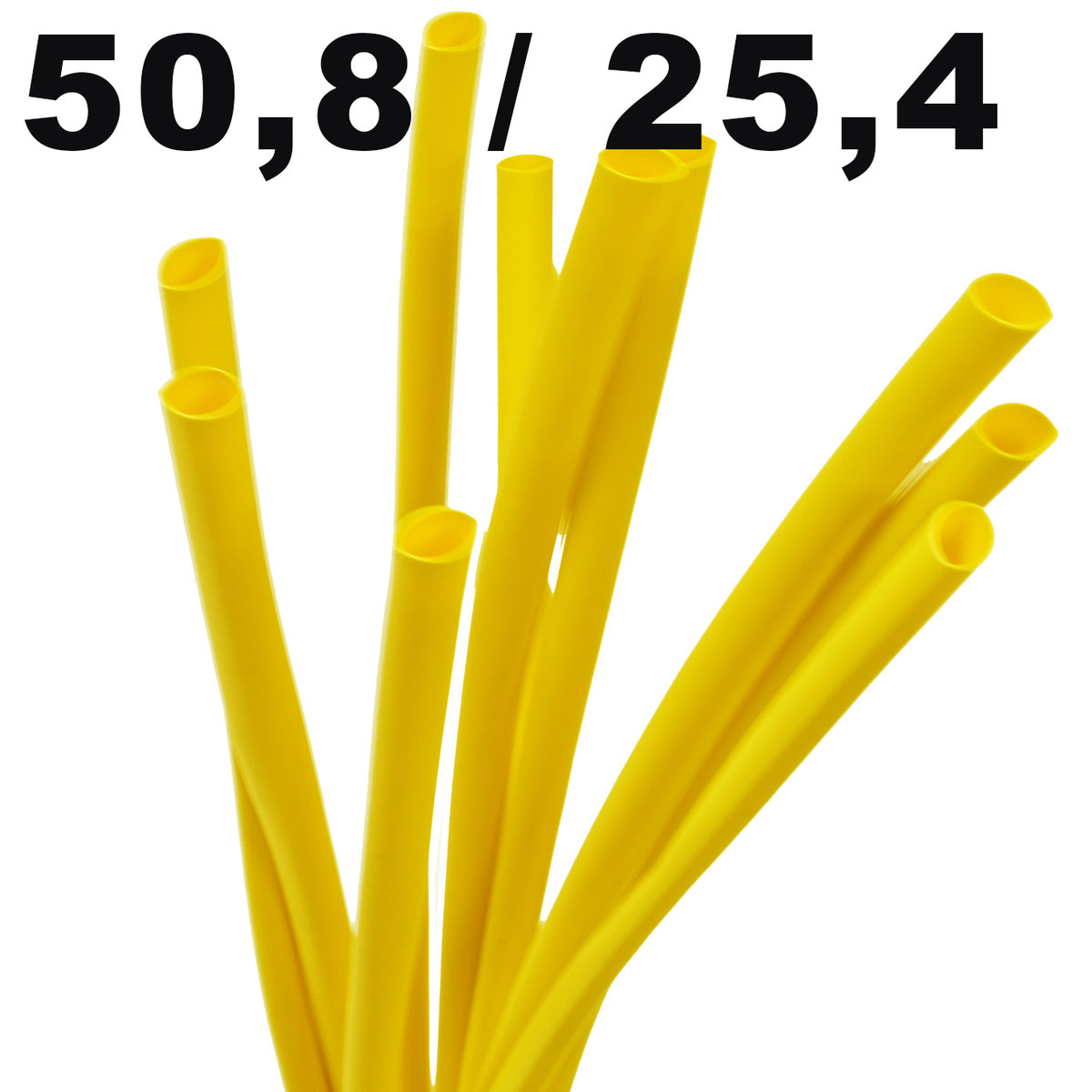 TRYTYT Rurka termokurczliwa cienkościenna 50,8/25,4 żółty TRYTYT RTS50,8/25,4ZO