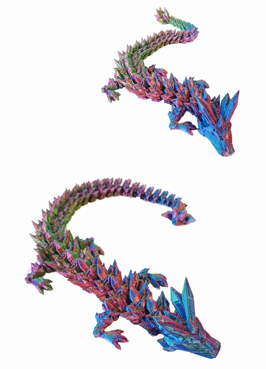 Figurka smoka 3d, Ruchoma, Kryształowy, Różne warianty