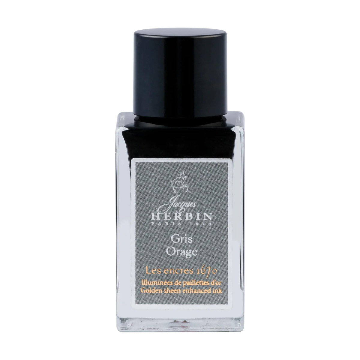 Atrament Jacques Herbin Prestige 1670 15ml Gris Orage