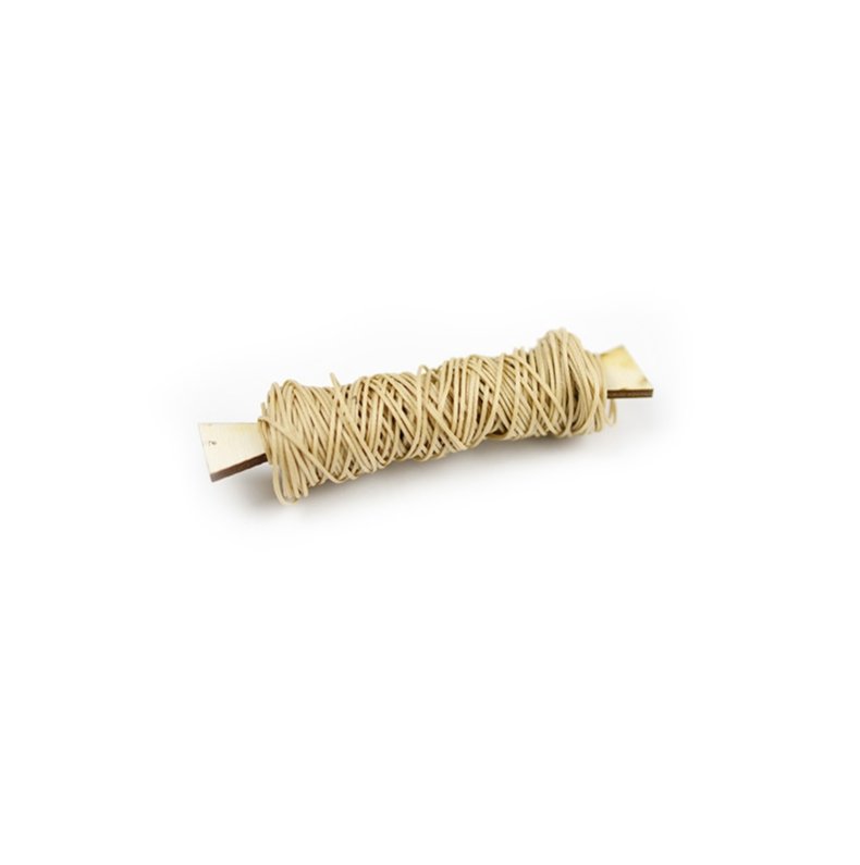 Nici Slam woskowane do szycia skóry - Beżowy / Beige - 20m - 1,0 mm