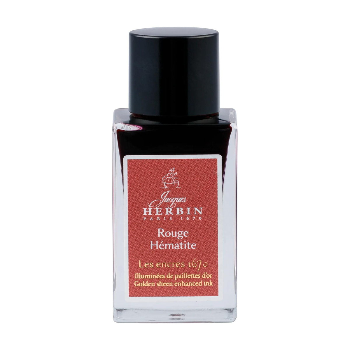 Atrament Jacques Herbin Prestige 1670 15ml Rouge Hematite