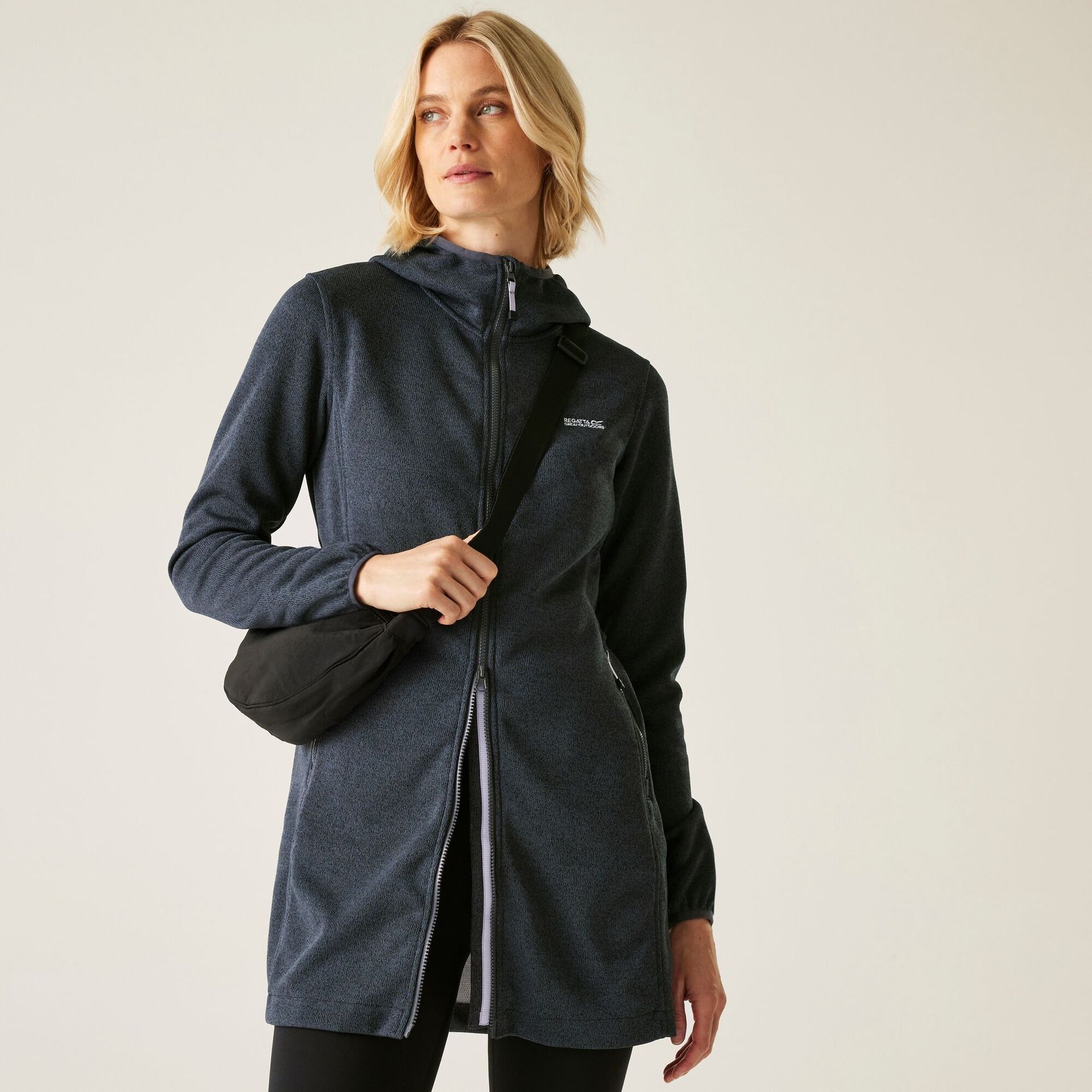 Regatta Damska Bluza Bloomfield Longline Szary, Rozmiar: 40