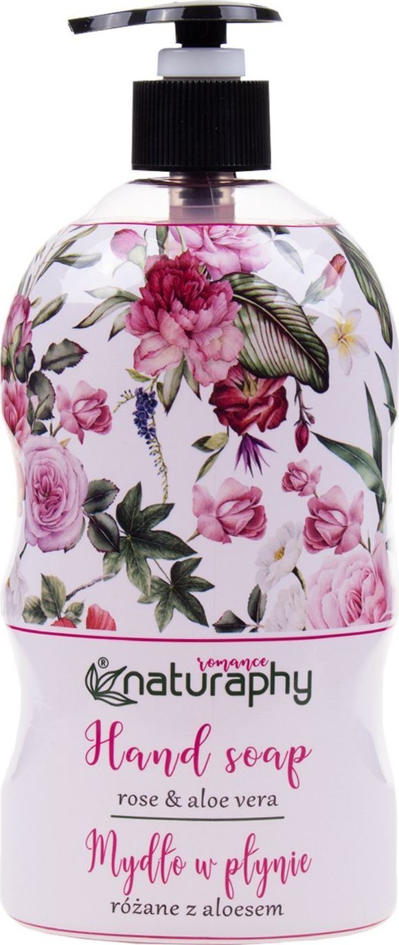BluxCosmetics Mydło do rąk różane z aloesem 650 ml