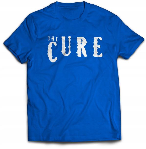 Koszulka męska THE CURE-005 niebieska r.XL