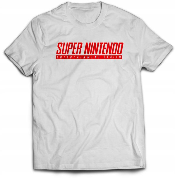 Koszulka męska NINTENDO-005 biała r.L