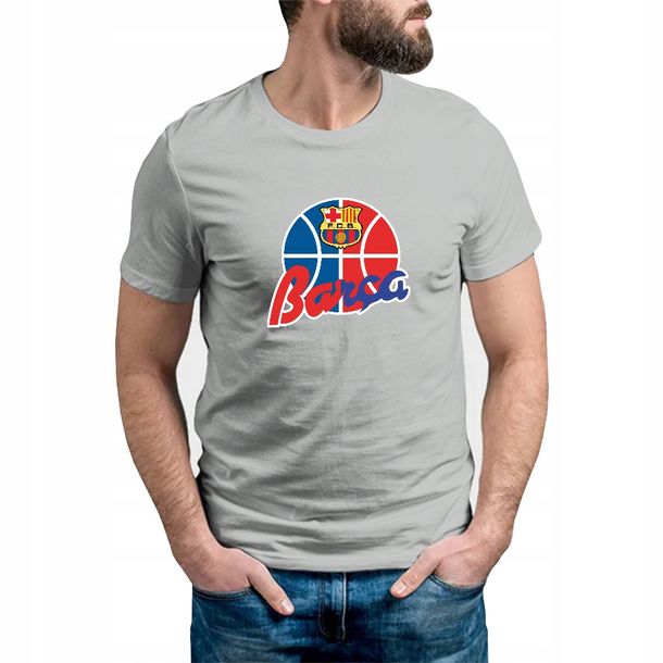 Koszulka Męska Pacific Grey r. L FC BARCELONA 004