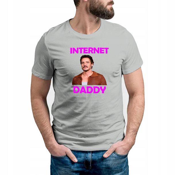 Koszulka Męska Pacific Grey r. M PEDRO PASCAL 03