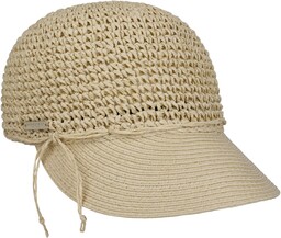 Uni Rollable Crochet Cap by Seeberger, beżowy, One Size