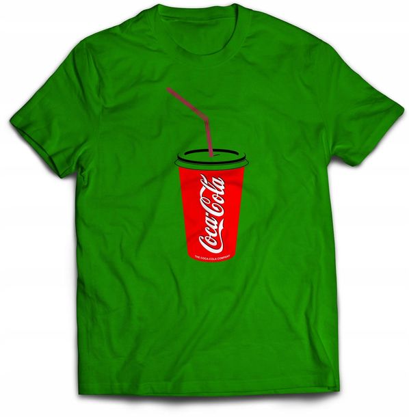 Koszulka męska COCA COLA-001 zielona r.3XL