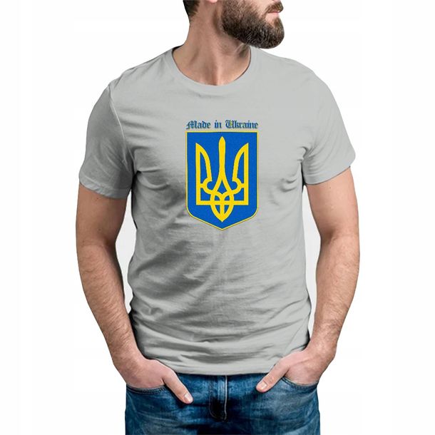 Koszulka Męska Pacific Grey r. L UKRAINA 008