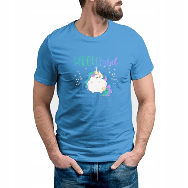 Koszulka Męska Royal Blue r. XXXL NAPISY 02