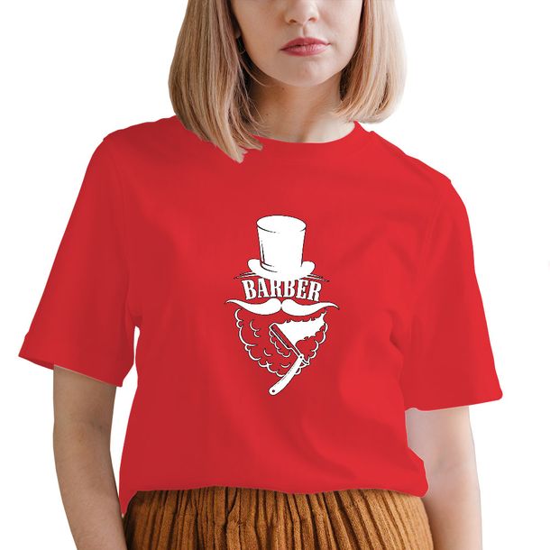 Koszulka Damska RED r. L BARBER 02