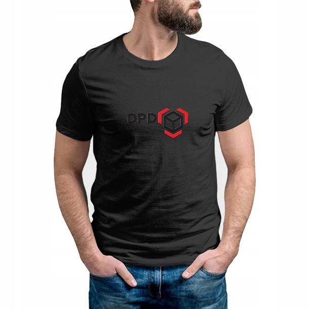 Koszulka Męska CZARNA r. XL DPD 001