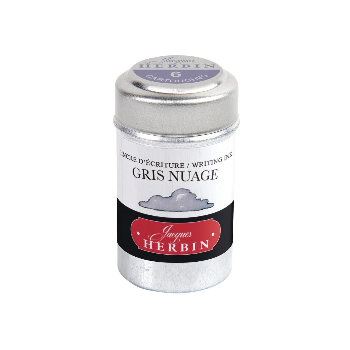 Naboje Jacques Herbin Gris nuage