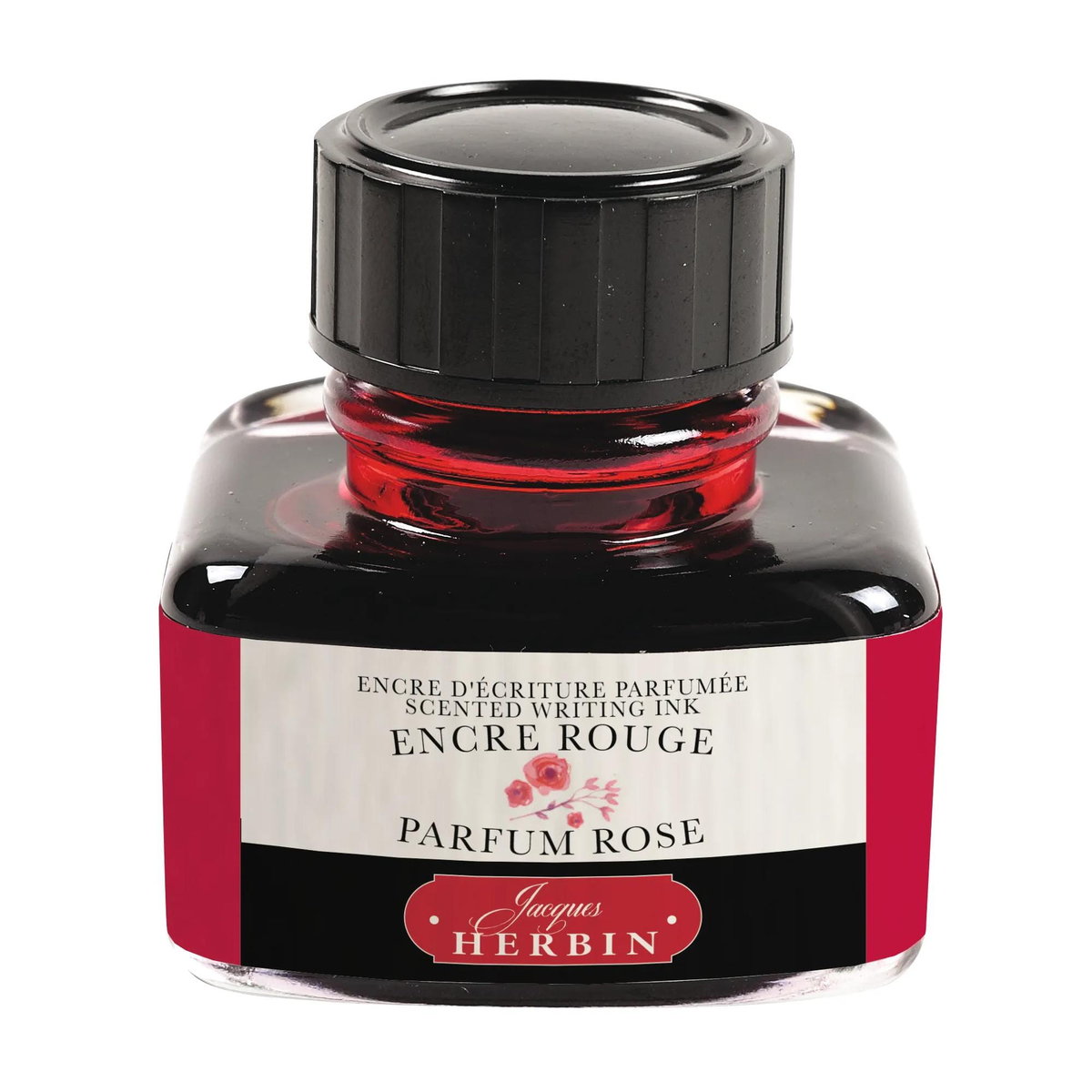 Atrament Zapachowy Jacques Herbin 30ml Czerwony - Róża