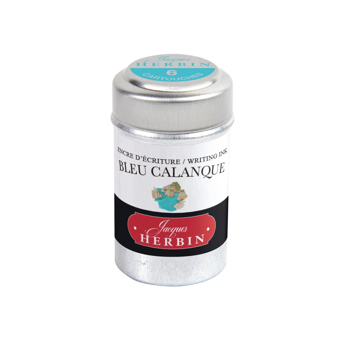 Naboje Jacques Herbin Bleu calanque