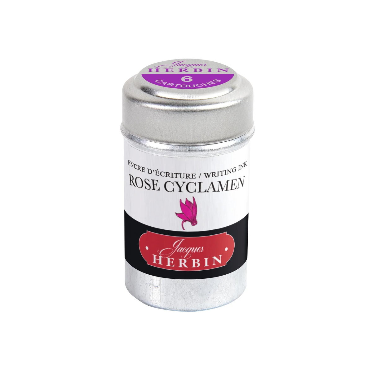 Naboje Jacques Herbin Rose cyclamen