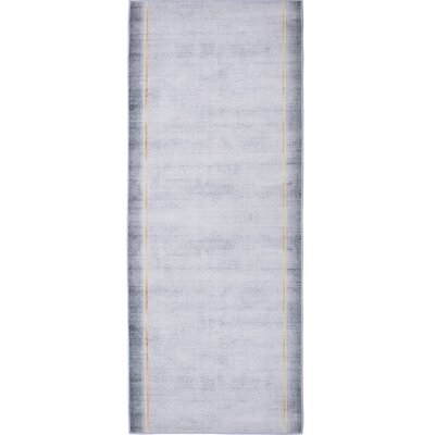 Chodnik E-FLOOR Glamour Crystal Velvet 80 x 200 cm Szary