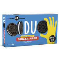 Ciastka z kremem waniliowym bez cukru 176g