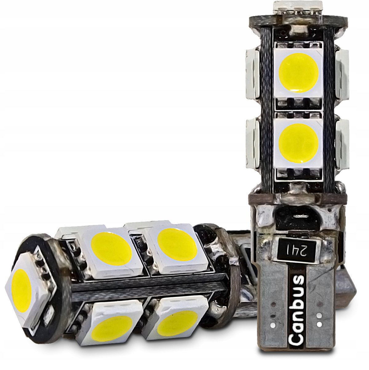 ŻARÓWKA W5W T10 9 LED CANBUS ŻARÓWKI BIAŁE MOCNE