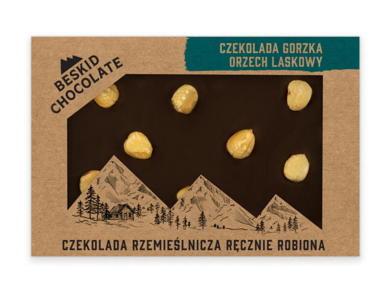 CZEKOLADA GORZKA Z ORZECHAMI LASKOWYMI 75 g