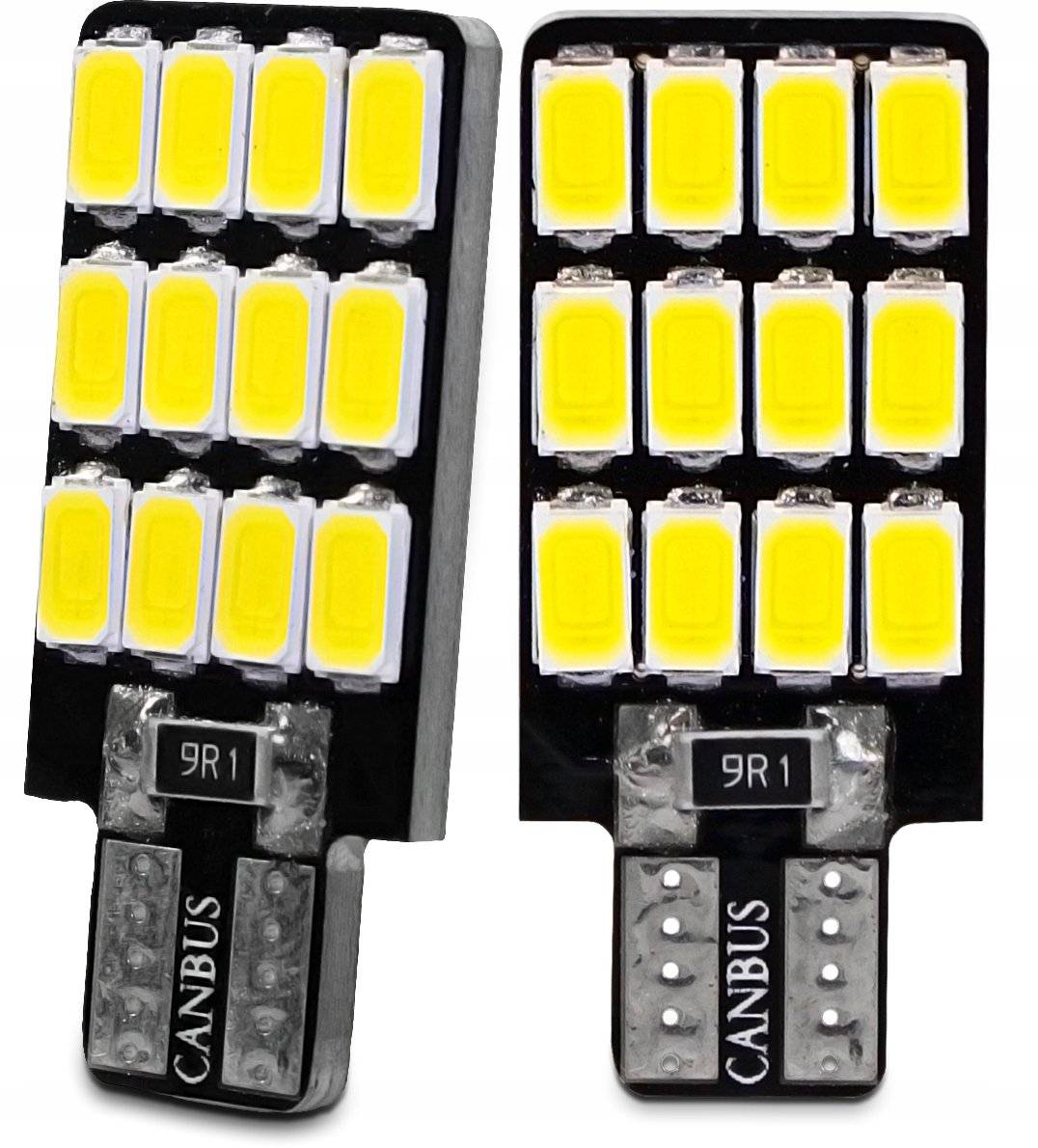 ŻARÓWKA 24 LED CANBUS W5W T10 ŻARÓWKI BIAŁE MOCNE