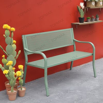 Ławka ogrodowa 123 x 60 cm miętowy